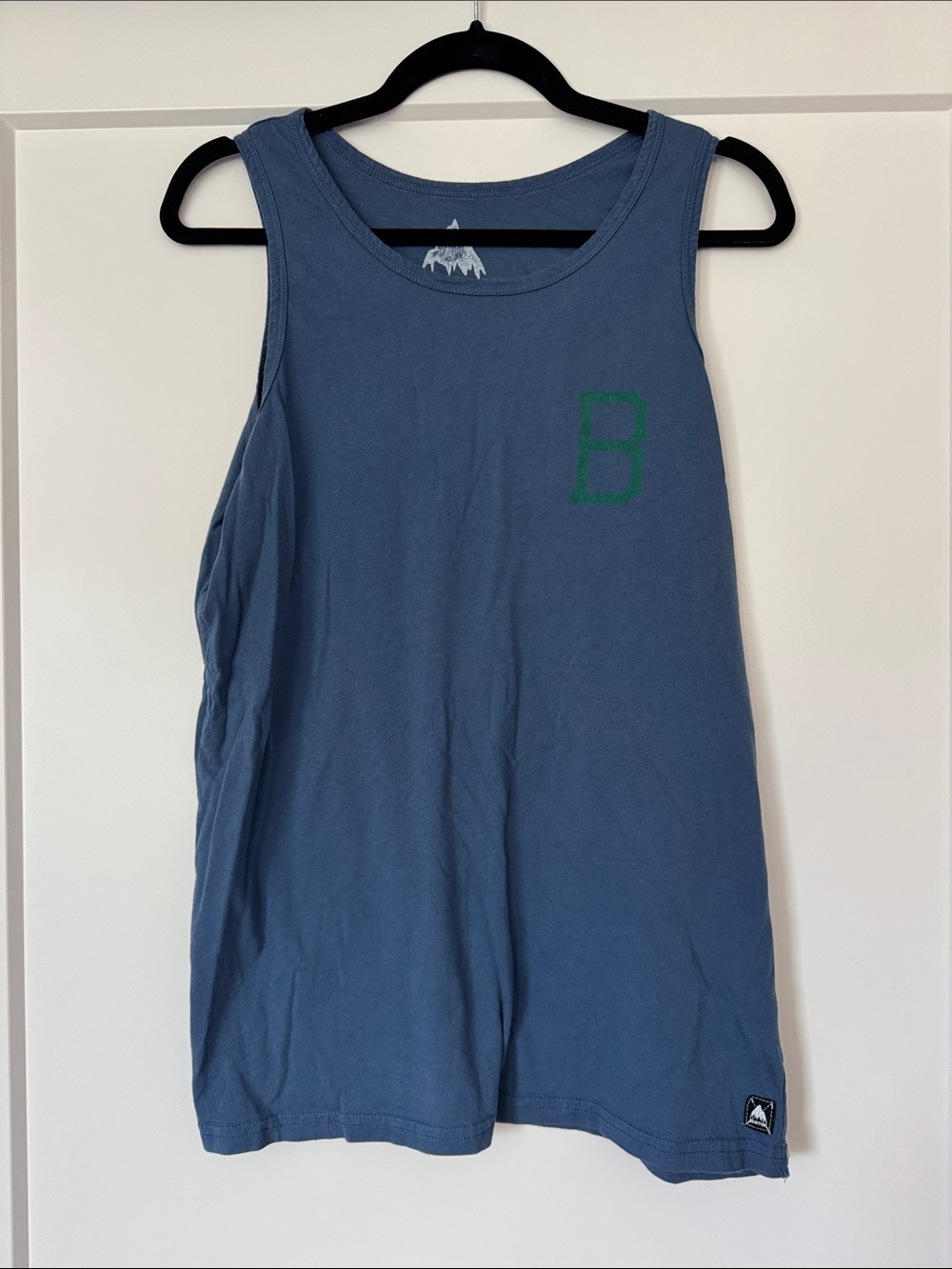 Men’s Burton Blue Sleeveless Cotton Tank Top